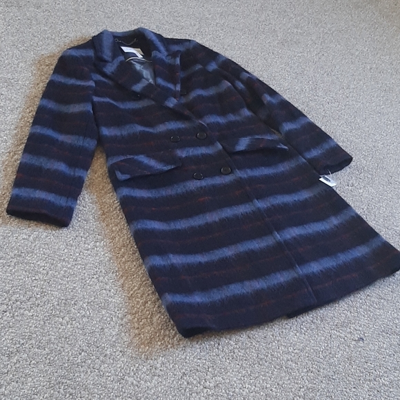 New BCBGeneration Wool Plaid Long Coat. - Picture 10 of 15